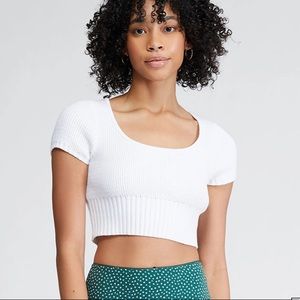 NWT PacSun Kendal & Kylie cropped sweater T-shirt